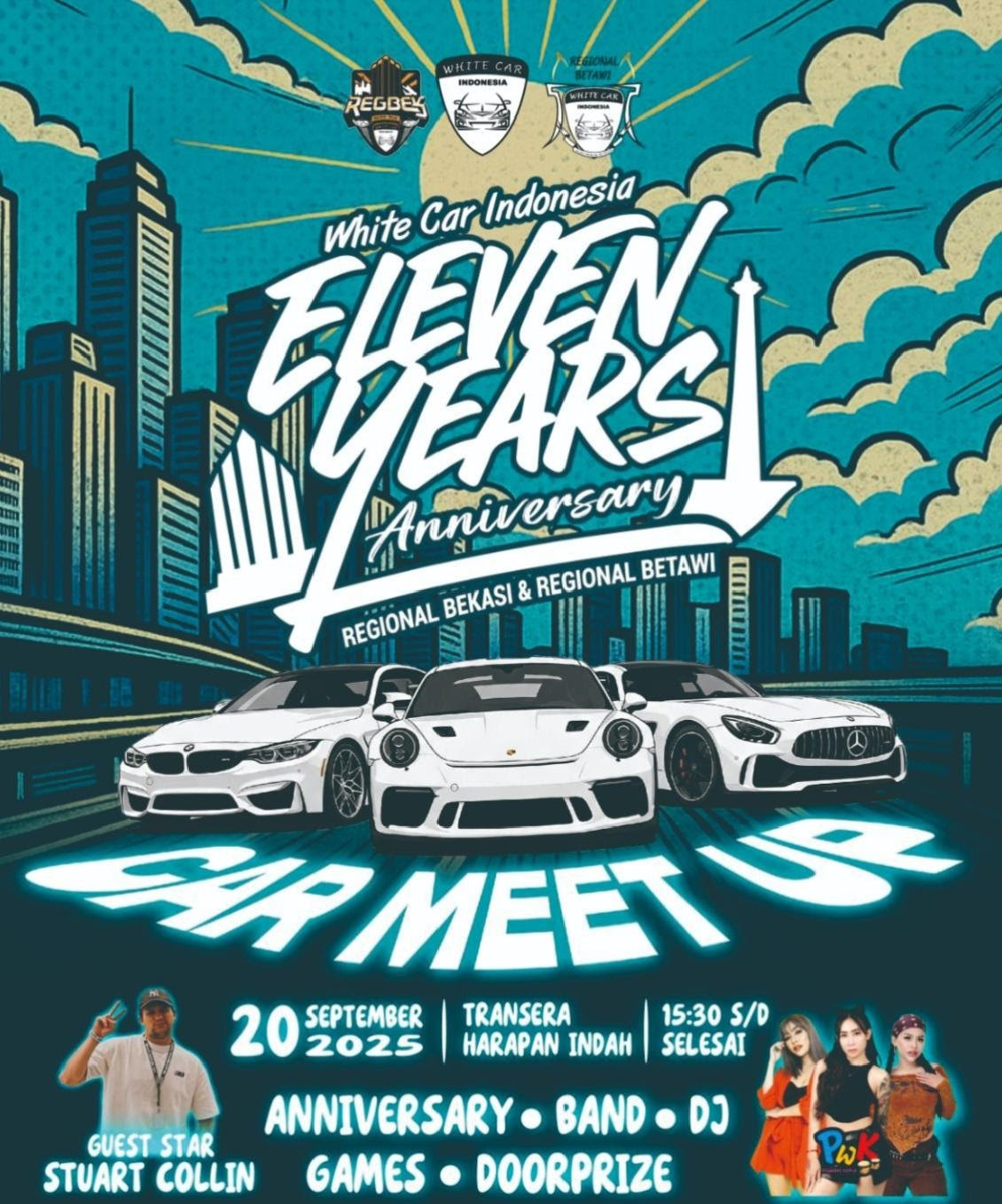 Eleven Years Celebration White Car Indonesia Regional Bekasi dan Betawi